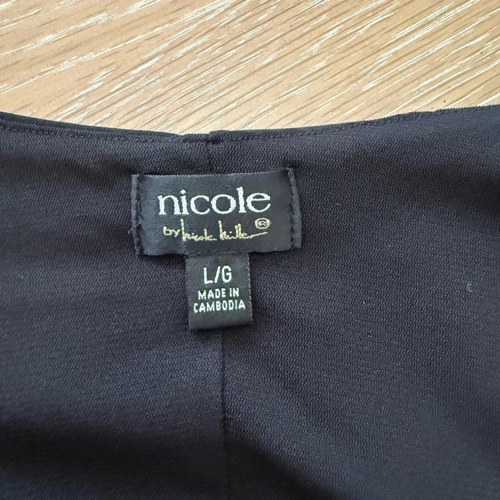 Nicole Miller Classic Designer Black Dress